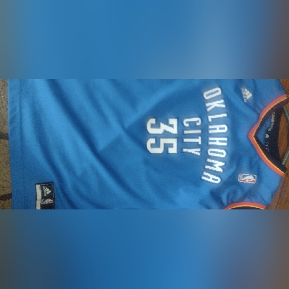 Youth large Oklahoma city Durant 35 adidas jersey